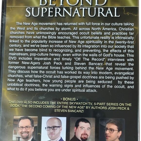 Beyond Supernatural Off the Record New Age Movement Church Deception DVD New - Picture 3 of 7